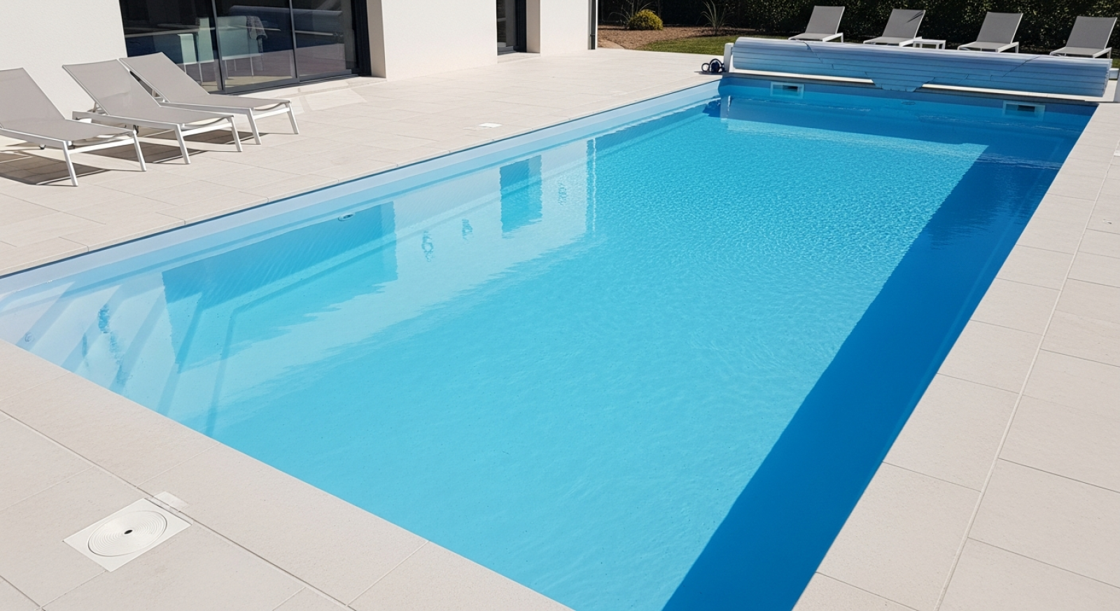 Construction et rénovation de piscine avec membrane pvc armée à St Cyr sur mer