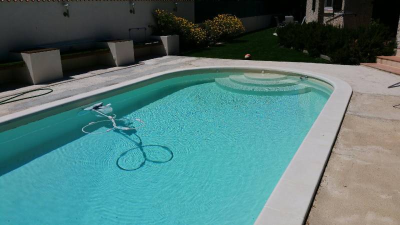 Rénovation d'une piscine en kit à St Cyr sur Mer près de la Cadrière d'Azur