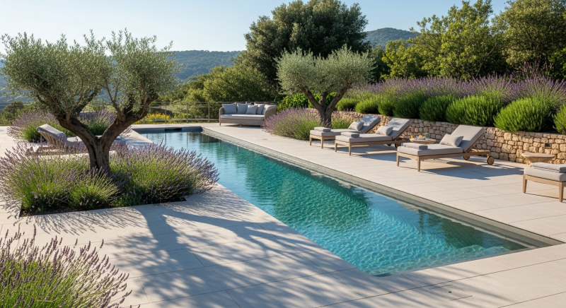 Construire un couloir de nage esthétique et sur mesure près de Bandol pour votre extérieur